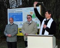 Spatenstich Rckhaltebecken Kaumberg
